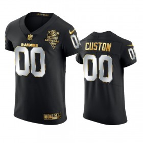 Camiseta Hombre NFL Las Vegas Raiders Personalizar Negro Golden Edition